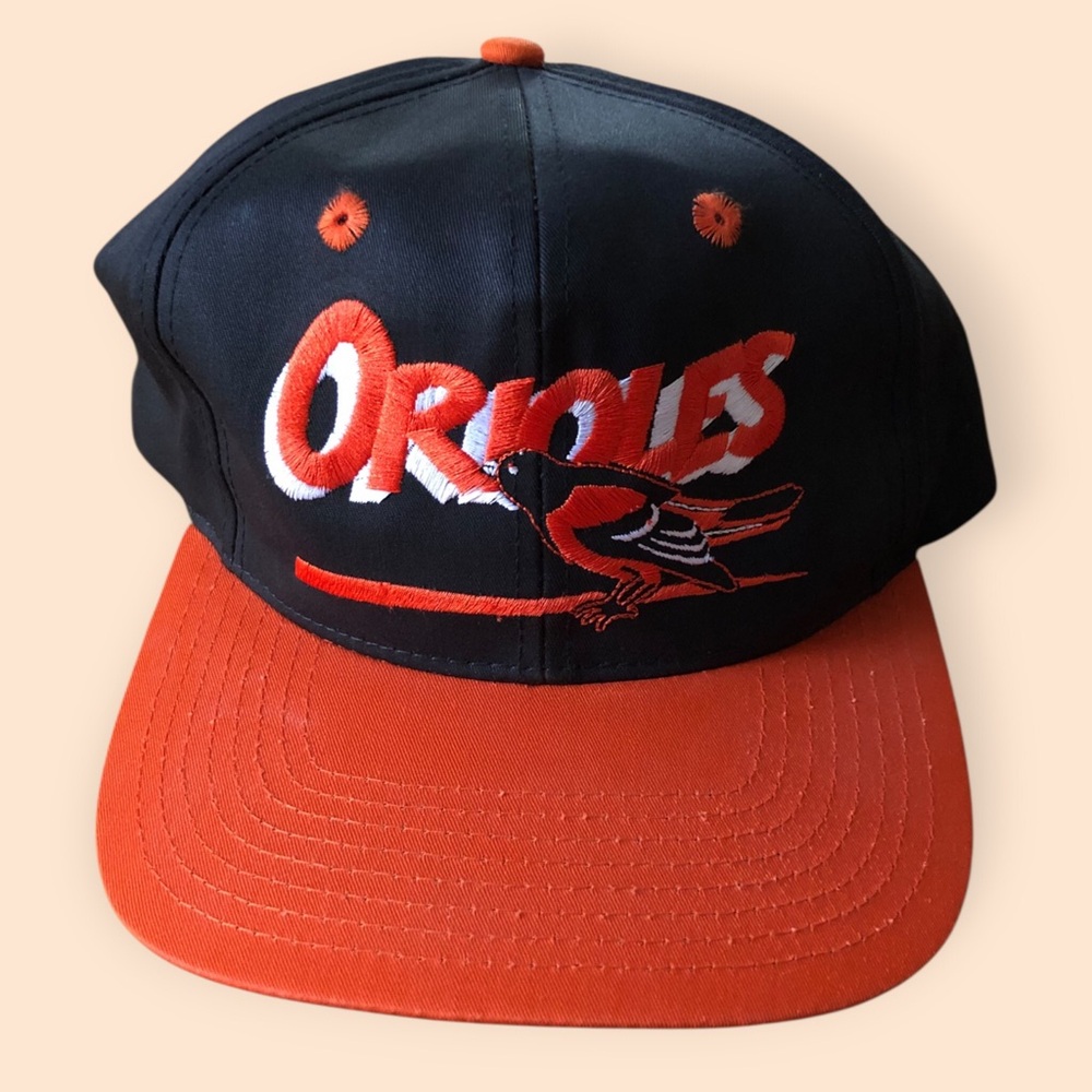 Vintage Baltimore Orioles Embroidered Baseball Hat Cap Twins Enterprise One Size